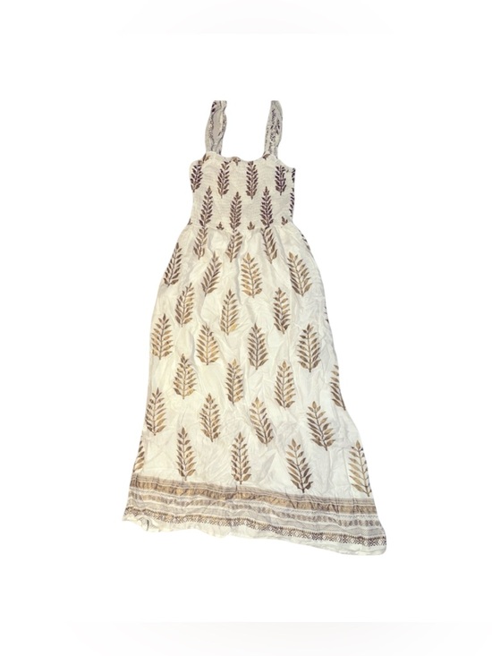 Dresses & Skirts - Elegant White and Gold Women’s Dress